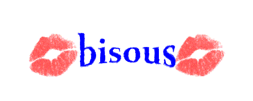 gif bisous - bouche 